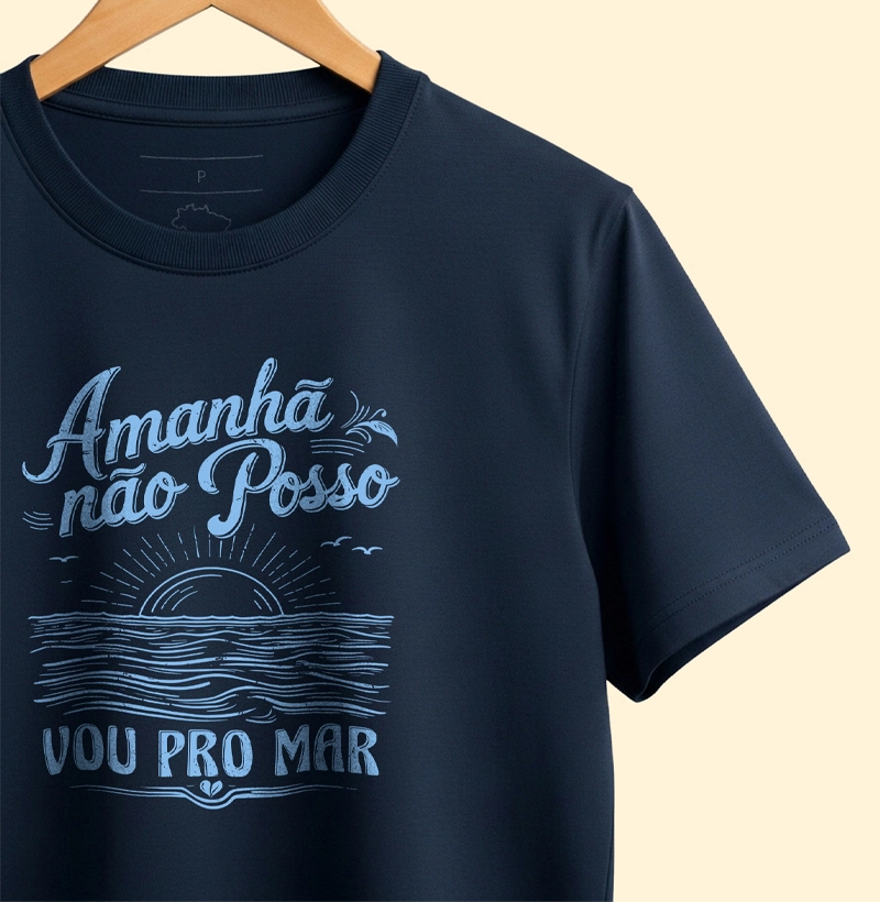 Amanhã não posso, vou pro mar.