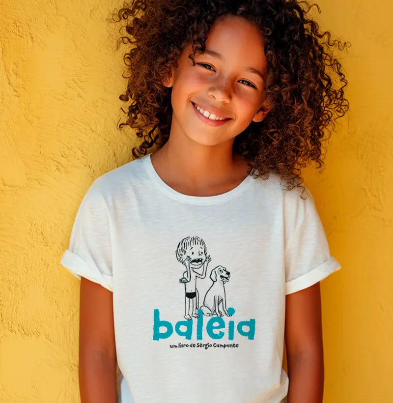 Baleia I - Camiseta Infantil | CAMPA!