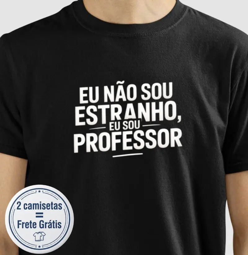 Camiseta Premium Professor/Pedagogo