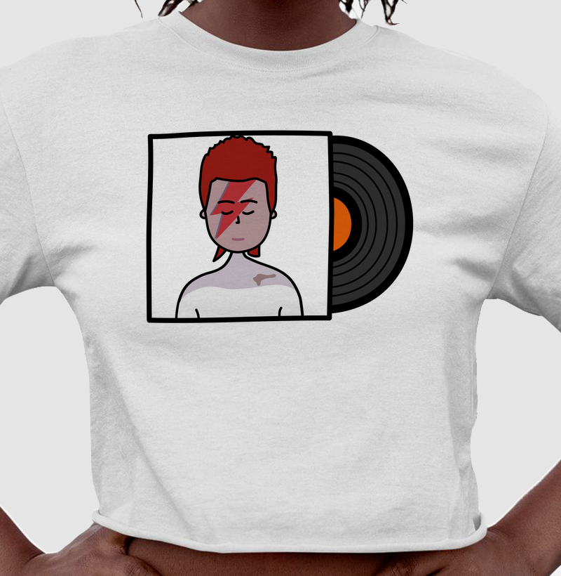 Cropped Inspiração David Bowie