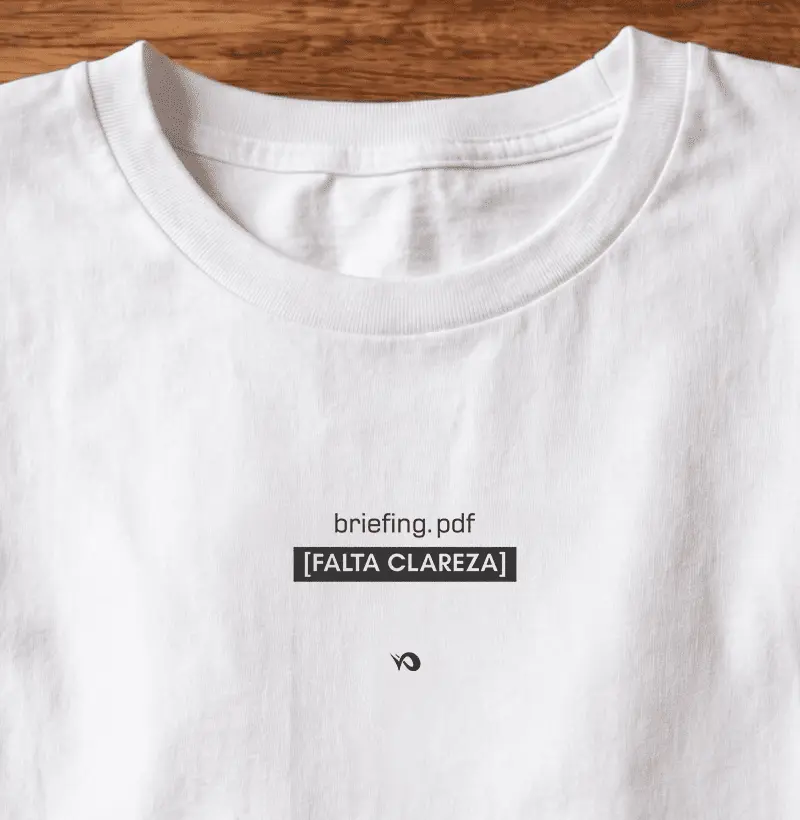 Falta Clareza | Camiseta - Algodão Peruano