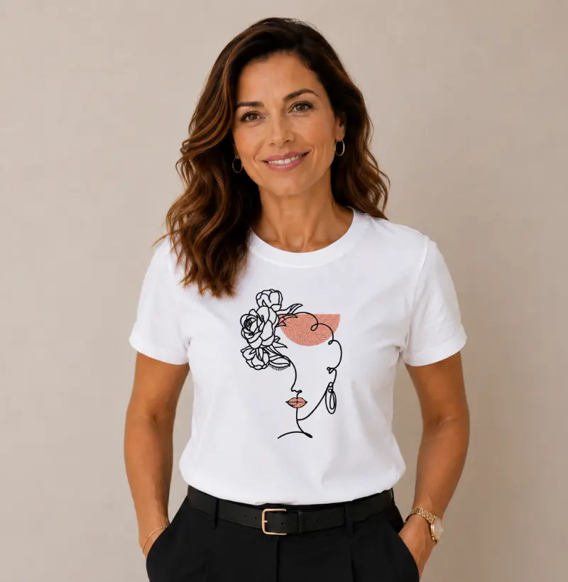 Rosa em Silhueta