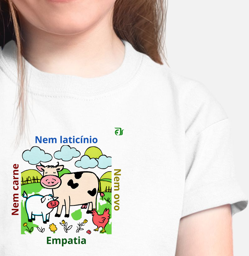 Nem carne, nem laticínio, nem ovo. Empatia.