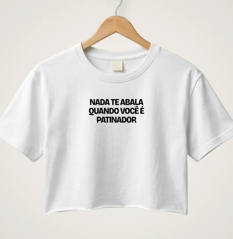 Nada abala o patinador