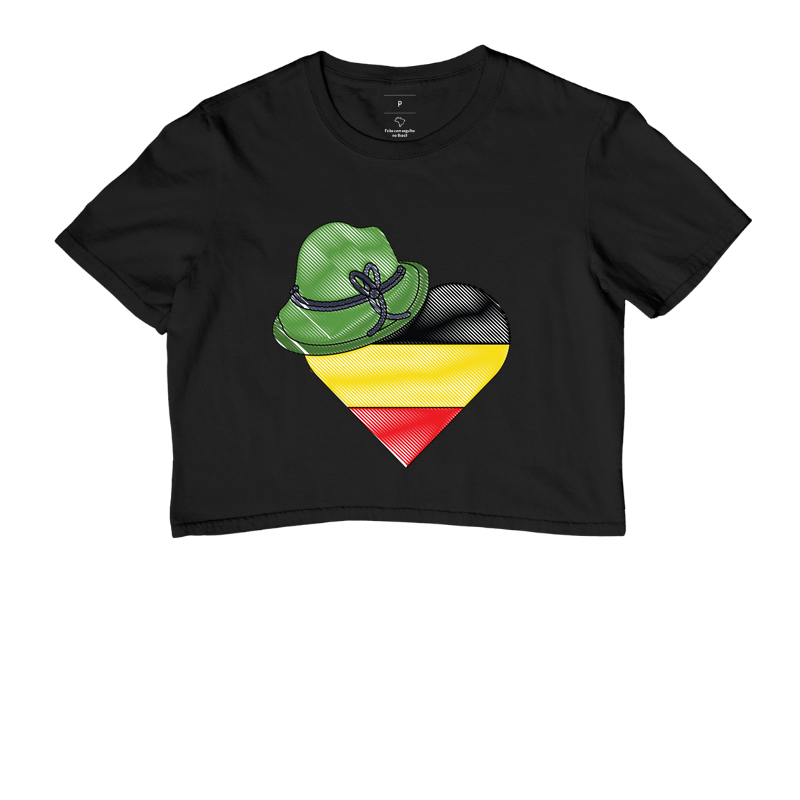 Coração Alemão com Chapéu