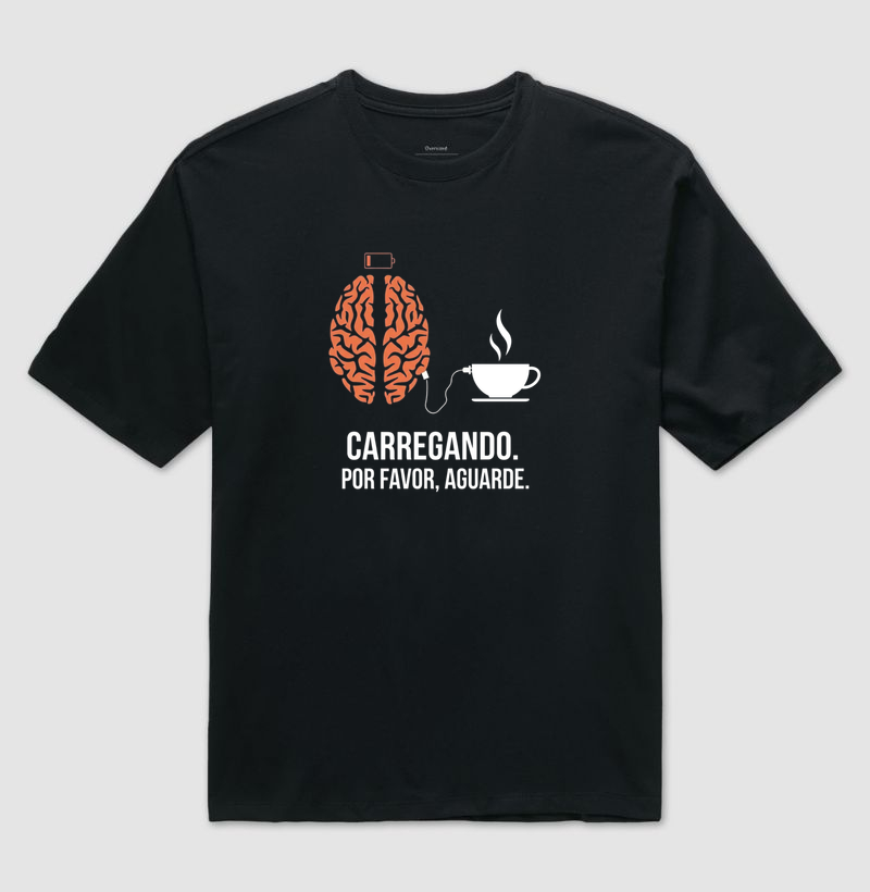 Carregando. Por favor, aguarde. - Camiseta Oversized