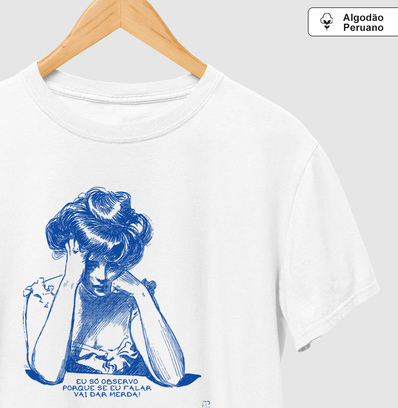 Eu só observo... ( Camiseta Feminina)