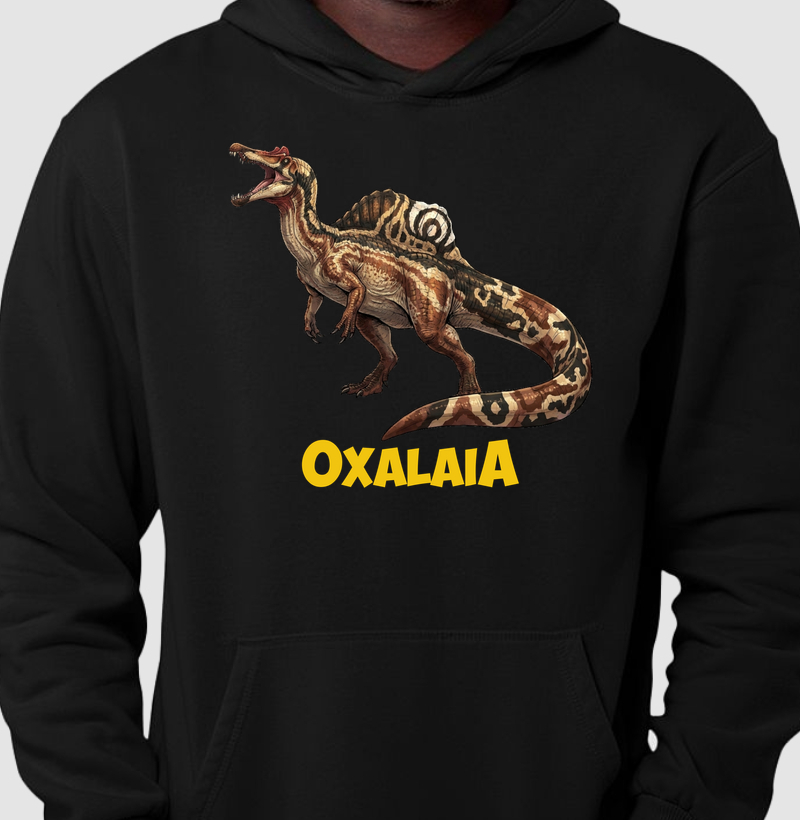 Blusa Dinossauro Moletom Oxalaia Rugindo Algodão Premium Dinoloco