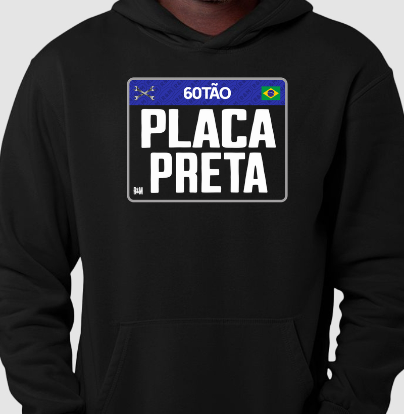 60tão Placa Preta