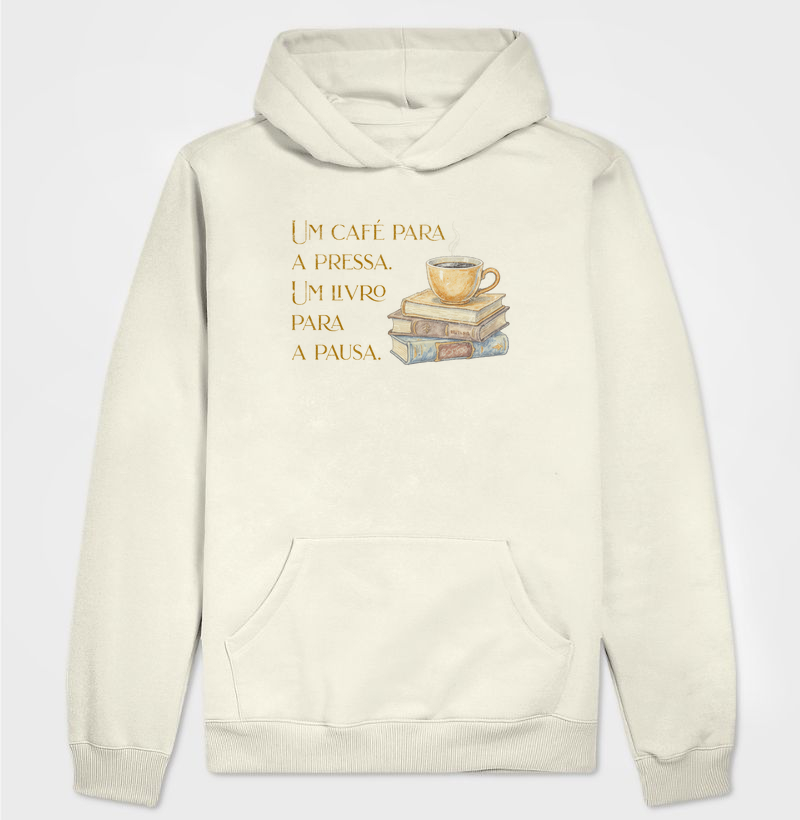 Um café para a pressa. Um livro para a pausa.