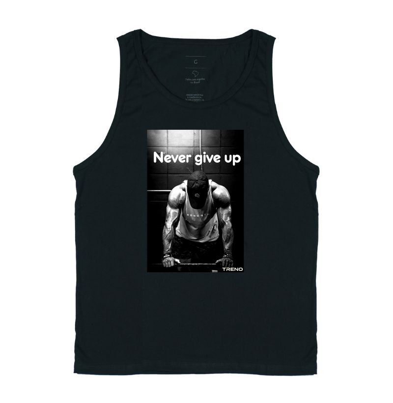 Camiseta Never Give Up – TRENO | Nunca Desista