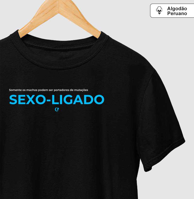 Camiseta Algodão Peruano Mutações - Sexo Ligado