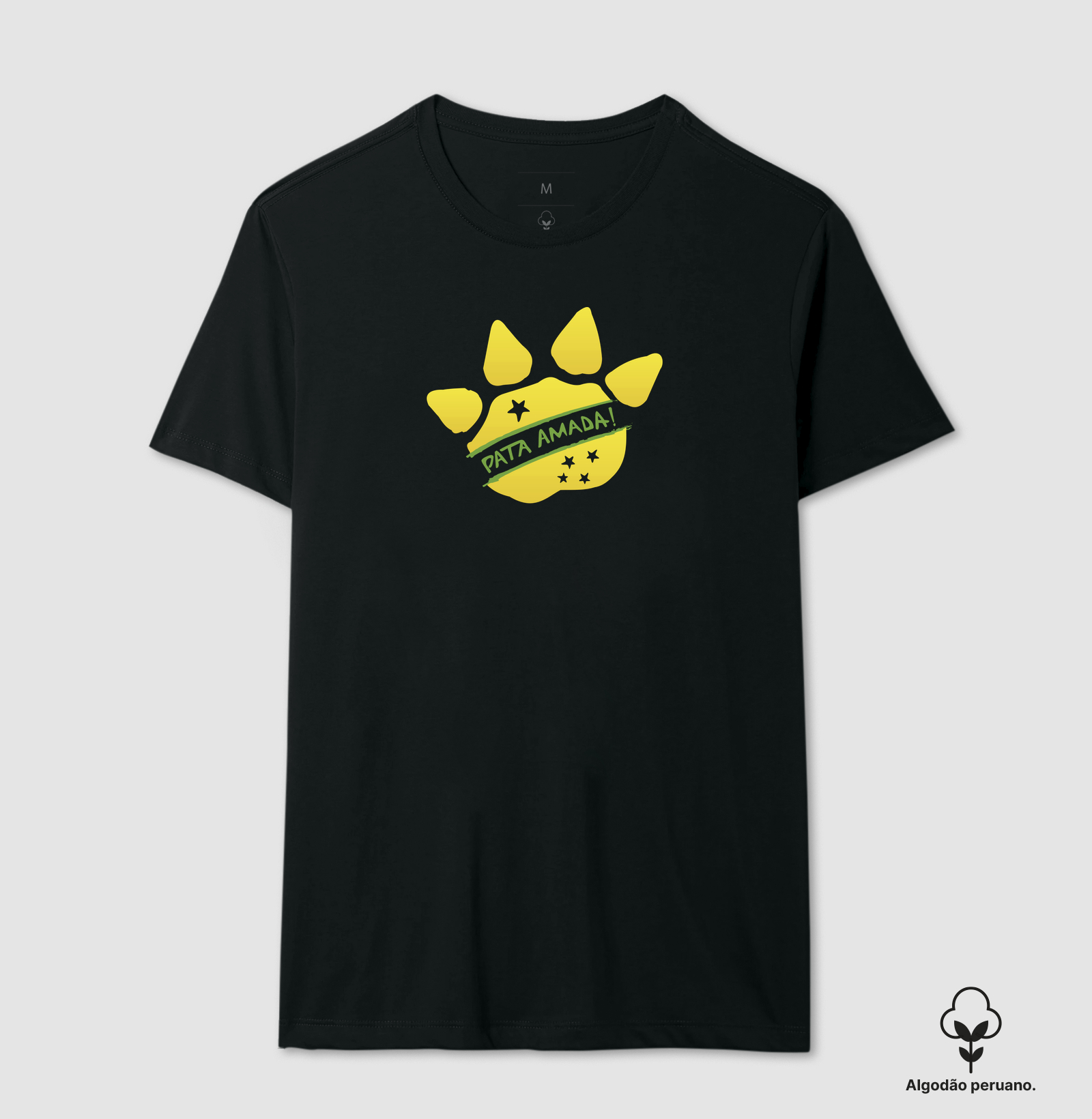 Camiseta Masculina Camaleão - Bandeira do Brasil
