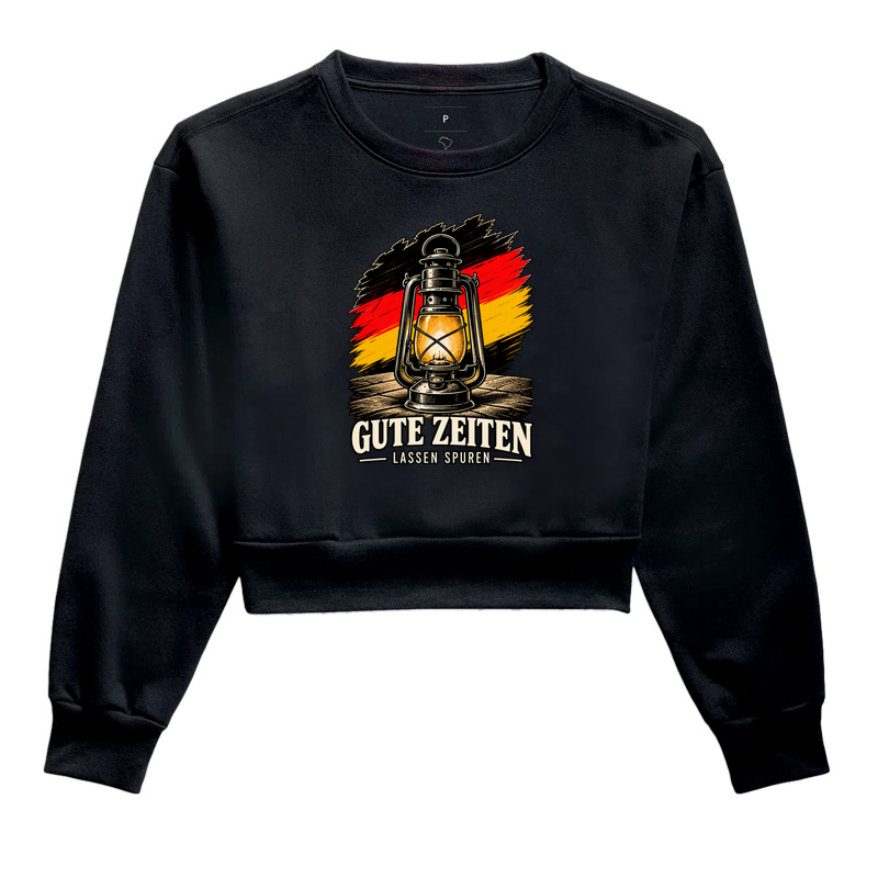Gute Zeiten lassen Spuren - Cropped Moletom