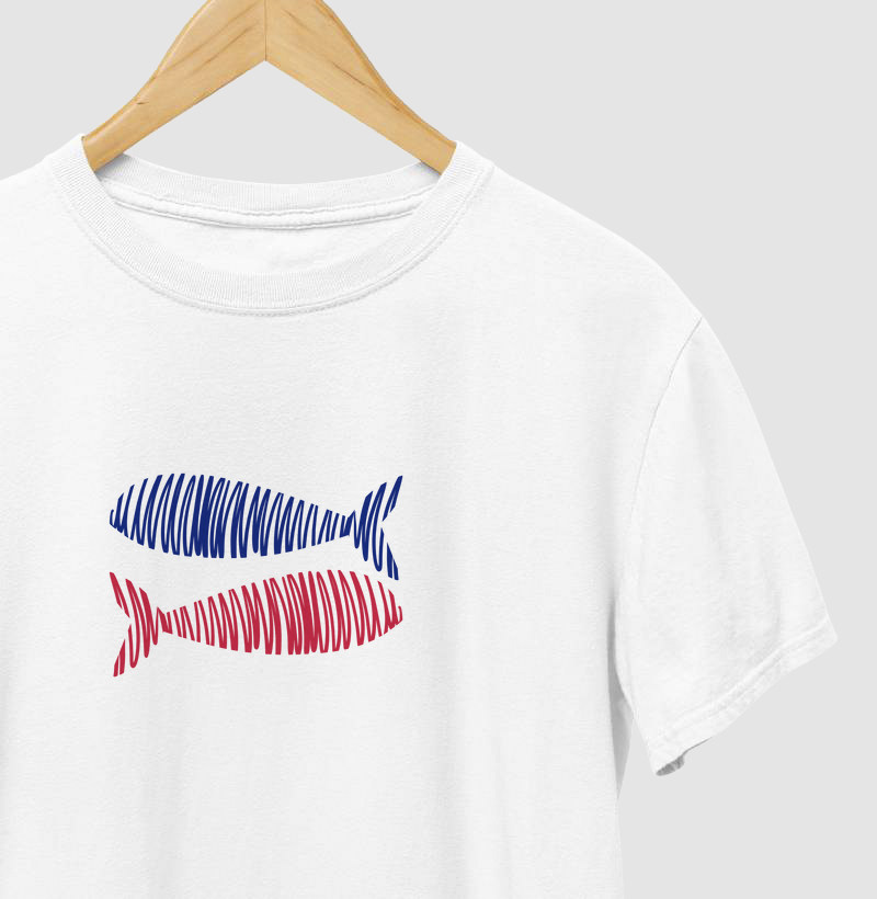 T-Shirt Duo Peixe Red
