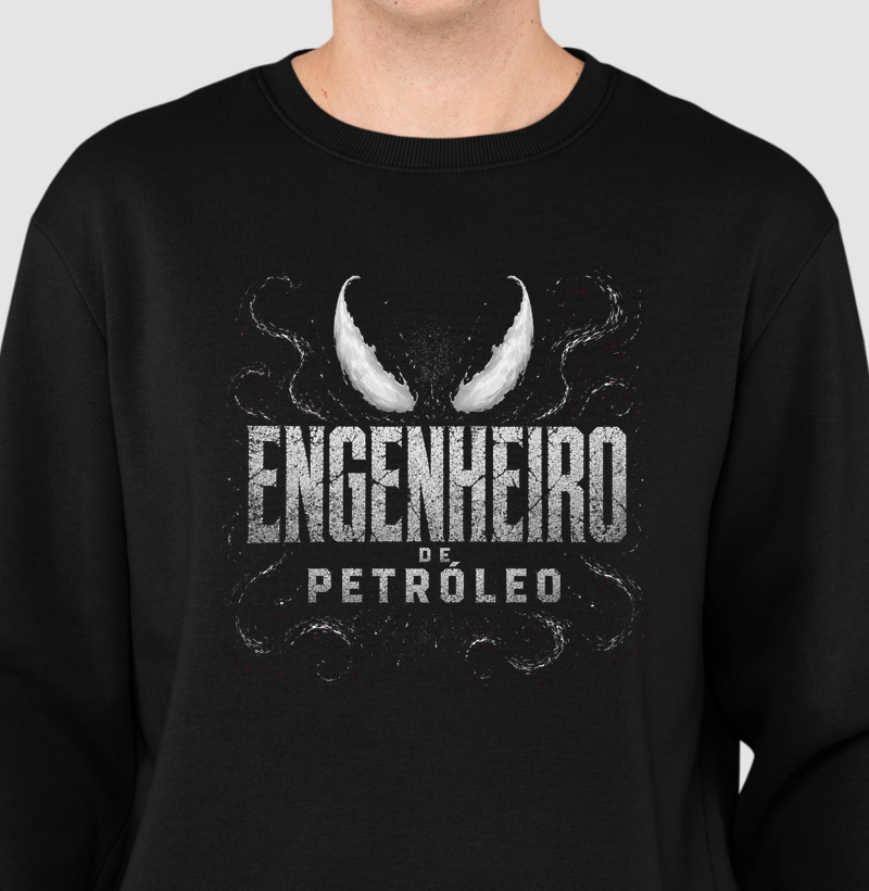 Engenheiro de Petróleo Simbionte - Suéter Moletom