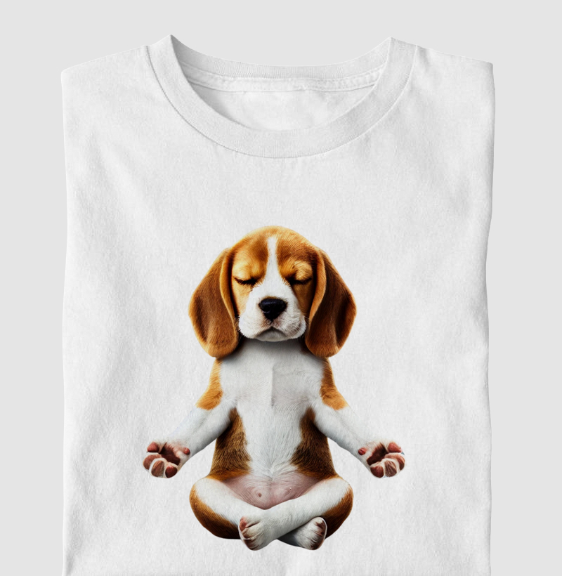 Beagle Meditando