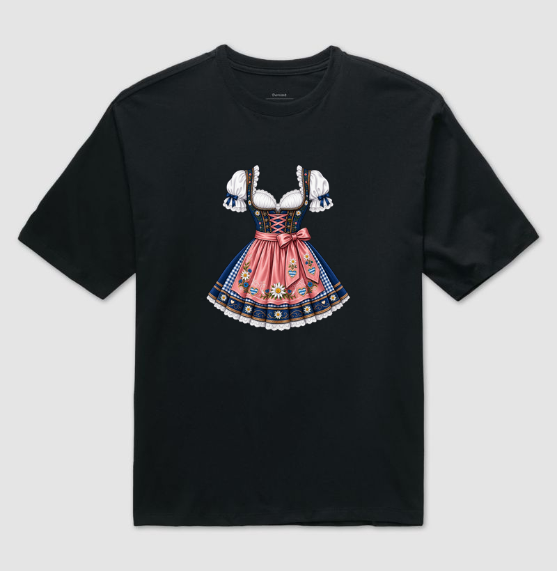 Dirndl Tradicional - Camiseta Oversized