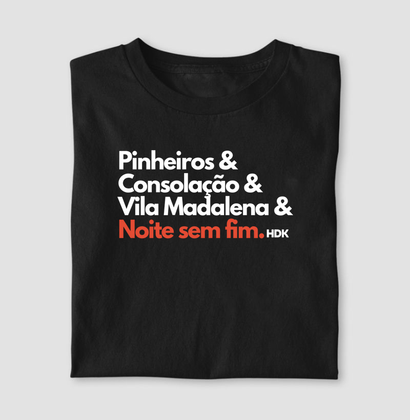 Camiseta Noite sem fim