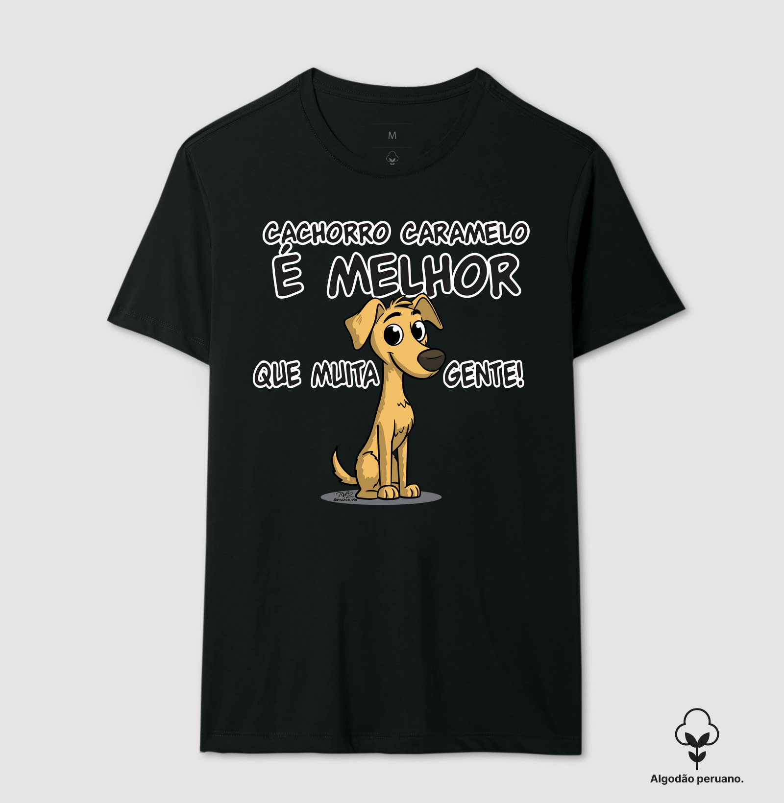 Camiseta Cachorro Caramelo