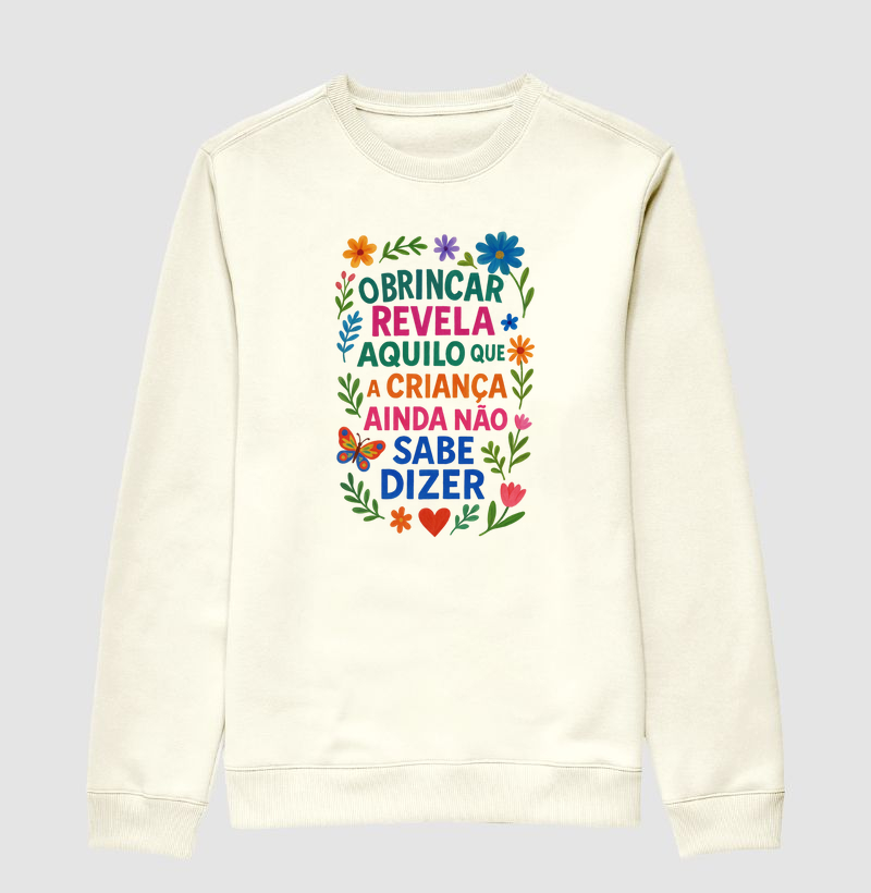 Moletom Suéter Slim | Brincar Revela