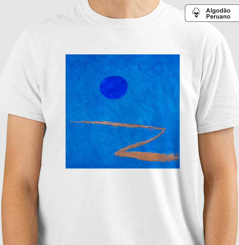 Camiseta Paul Klee O Caminho para o Azul | Algodão Peruano Premium