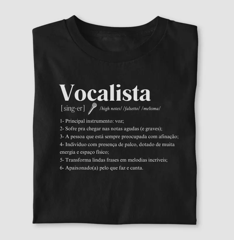 Definição Vocalista