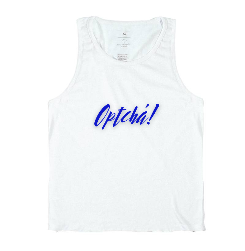 Cigano - Saudação - Azul - Camiseta regata cores