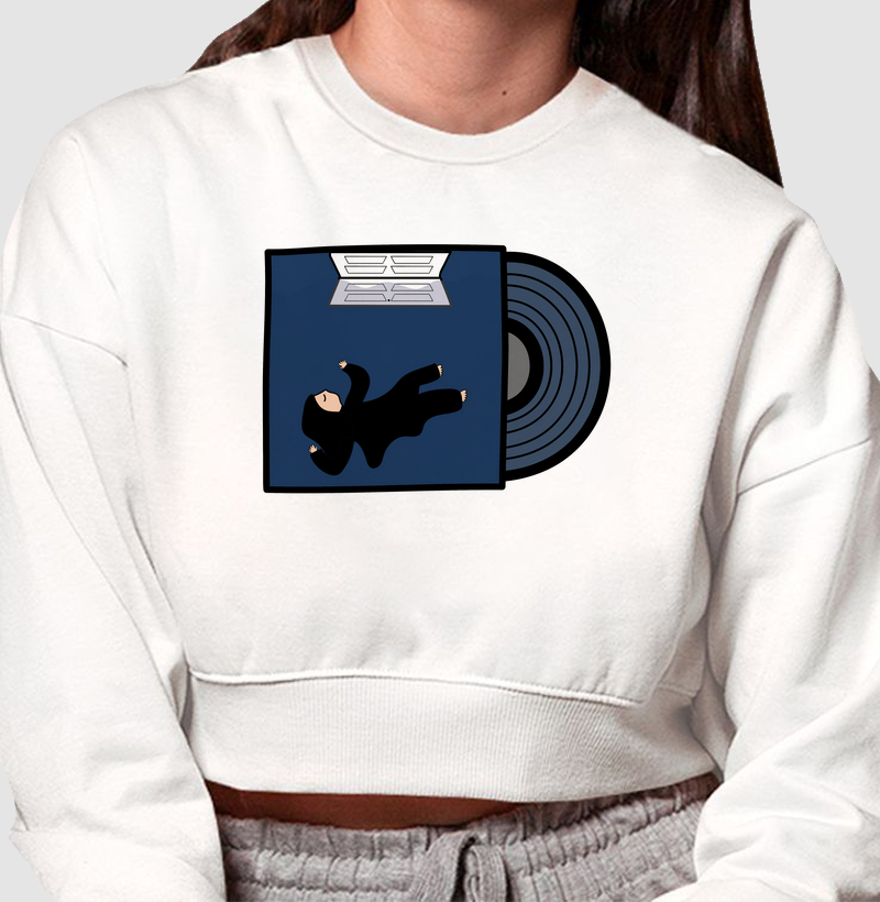 Cropped Moletom Inspiração Billie Eilish