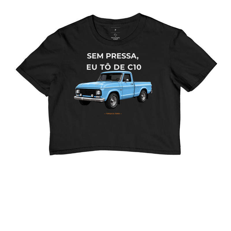 Sem pressa, eu tô de C10 - azul