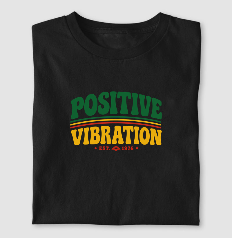 Positive Vibration – Camiseta Reggae Vintage