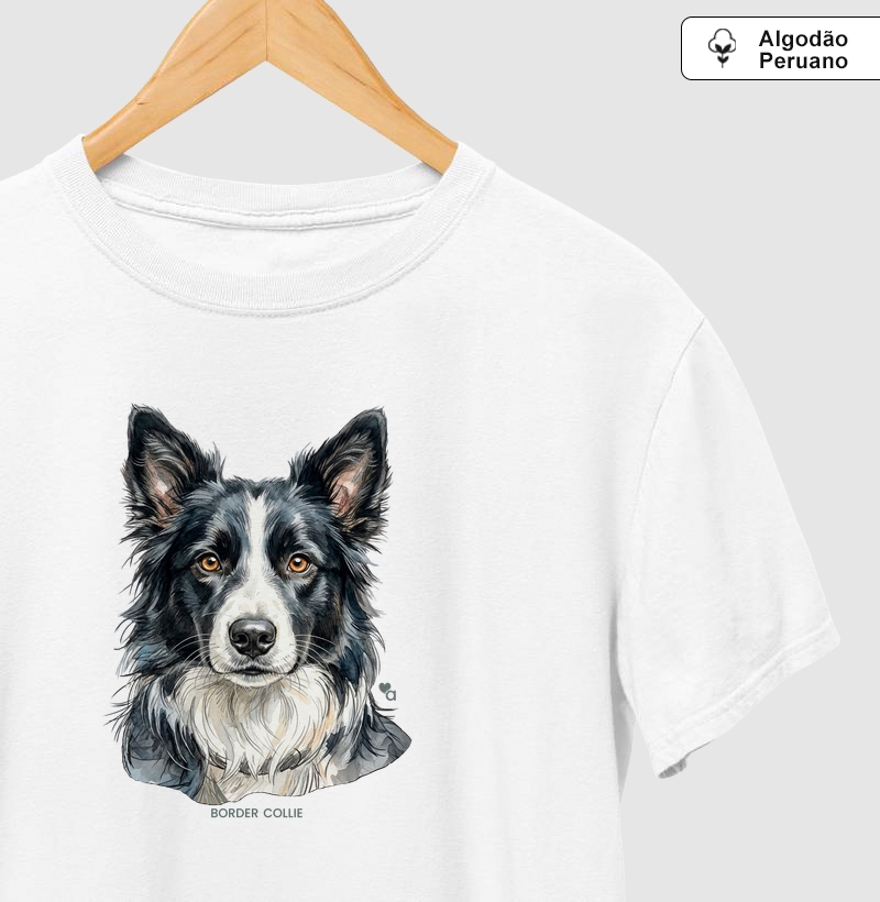 Cães - Border Collie - Algodão Peruano