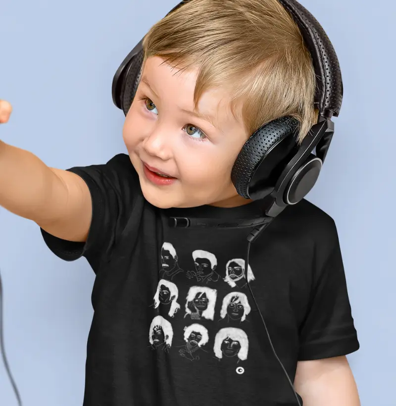 Camiseta Infantil Mix Rock by João Pedro Pacheco