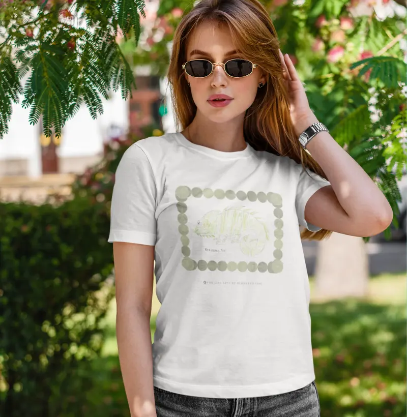 Camiseta Adulto Camaleão by Bernardo Yori