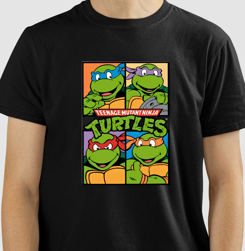 Camiseta Tartarugas Ninja