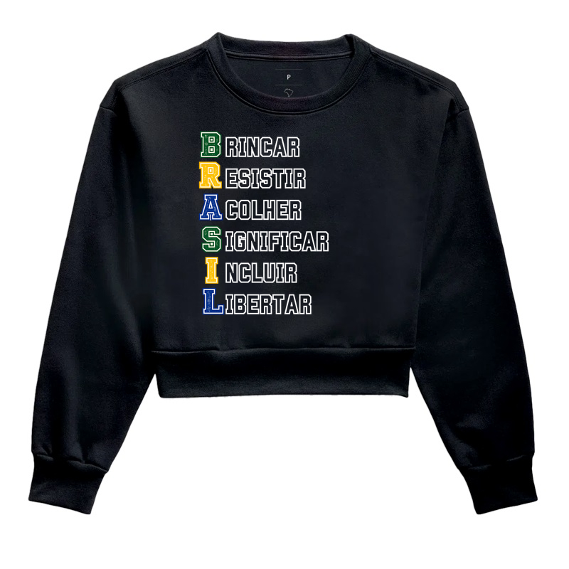 Moletom Cropped | Brasil