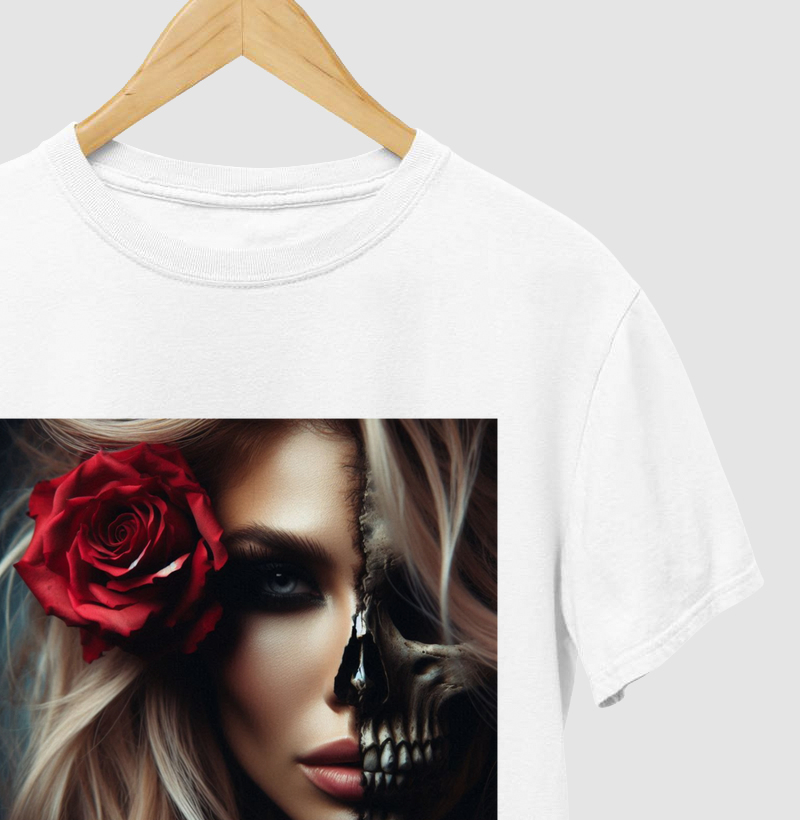 Camiseta RCV Rosa Caveira Nigth