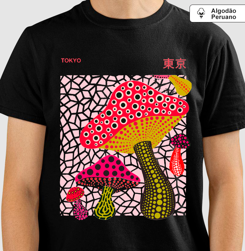 Arte Japonesa _ Tokyo Cogumelos Liserg Premium 