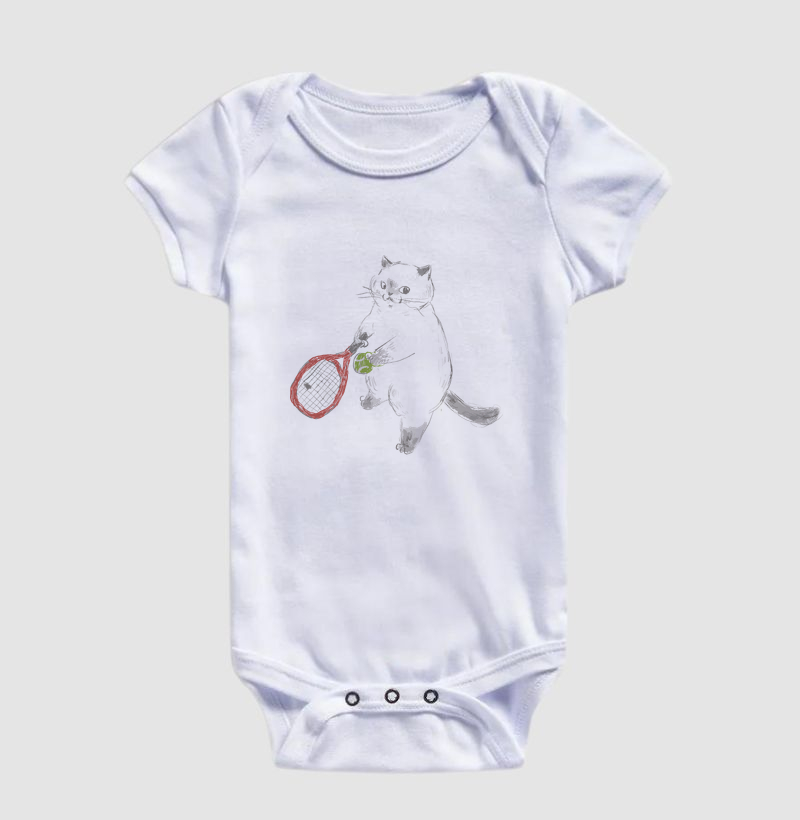 CHAT DE TENNIS - Body Infantil