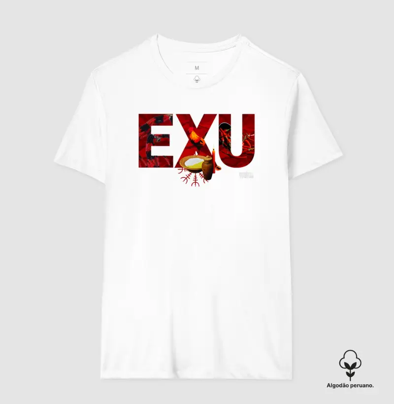 Algodão Peruano Essência Orixá Exu Colors