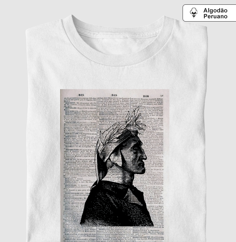  Camiseta Algodão Peruano - Dante Alighieri
