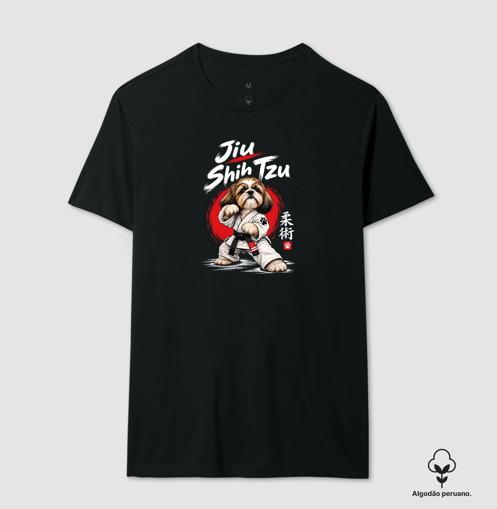 Jiu Shih Tzu - Camiseta Algodão Peruano