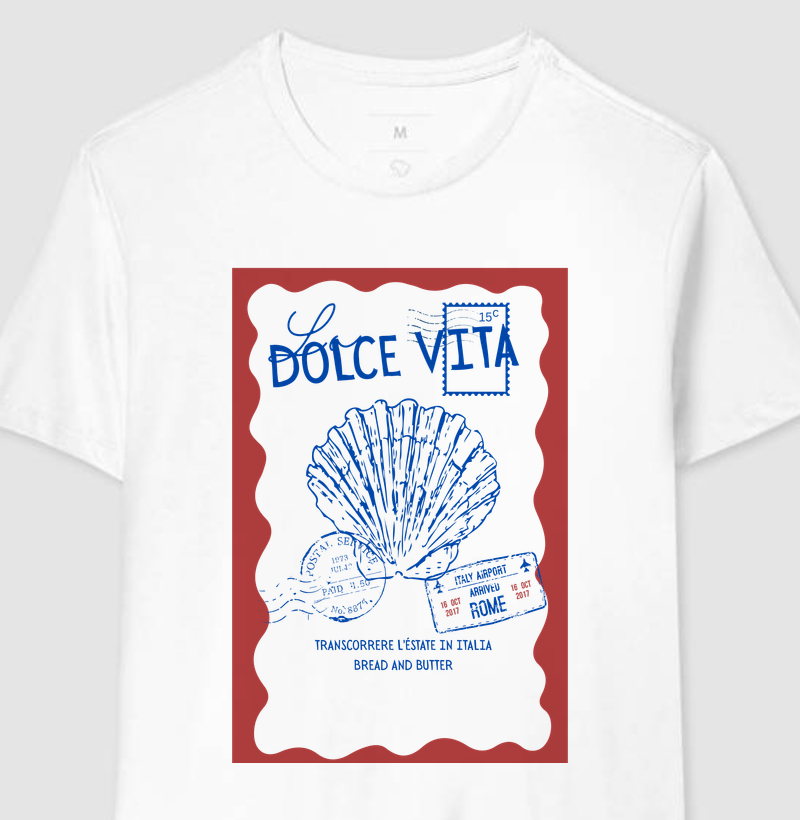 Camiseta Dolce Vita Itália 