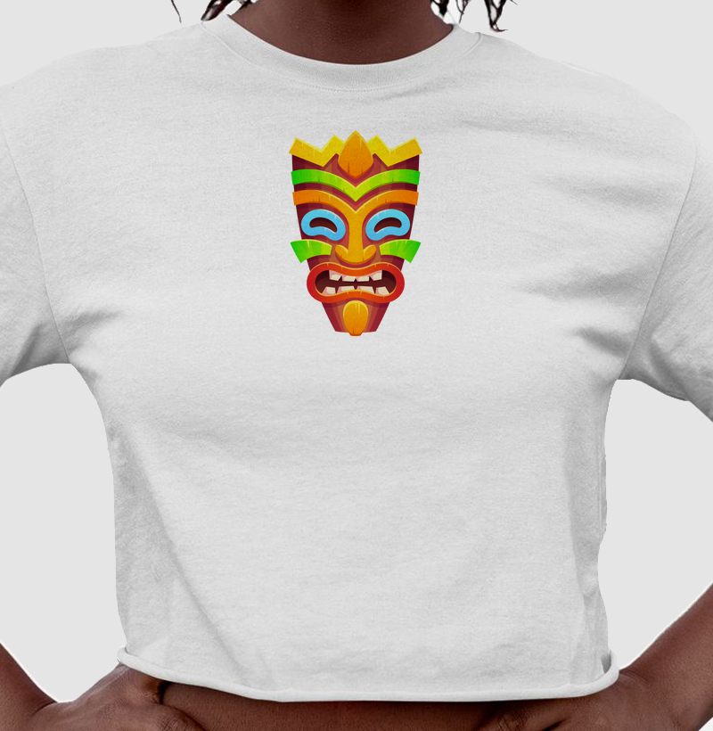 Cropped Tiki Vibes — Aloha 80s | Posto80