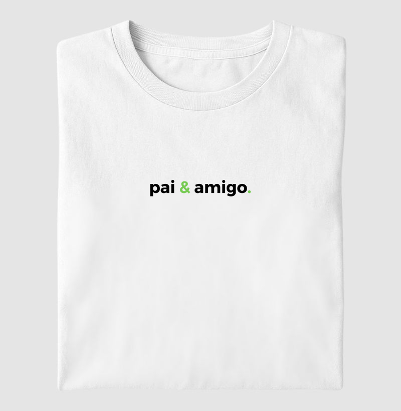 Camisa Pai & Amigo Preto & Verde Claro