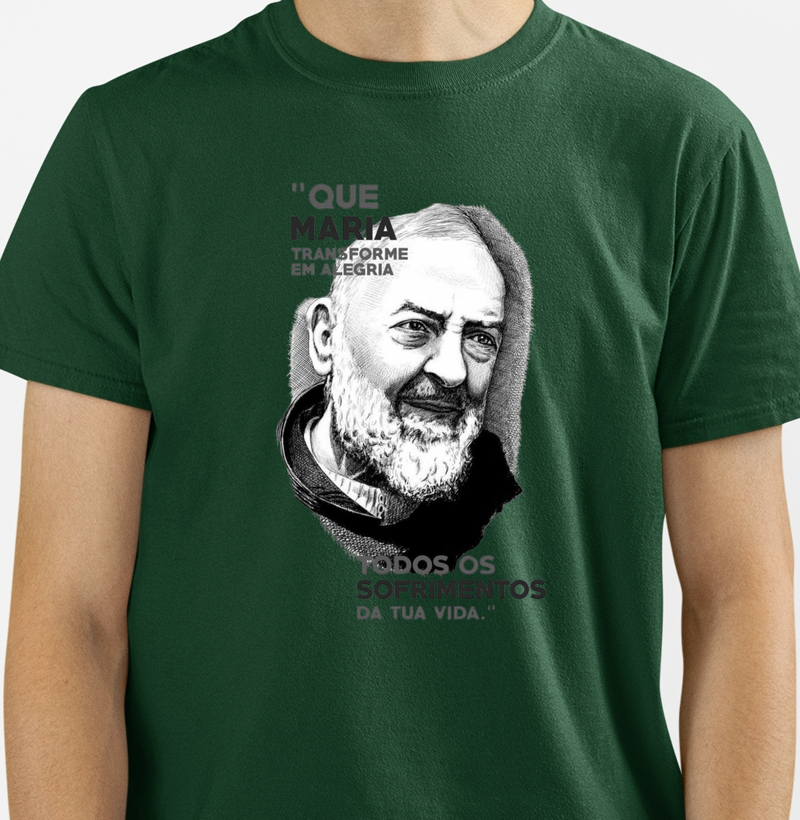 Camiseta São Pio Frase