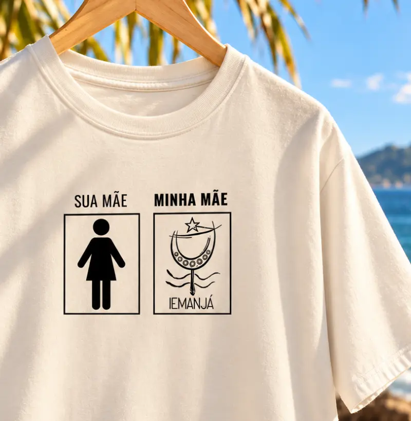 MINHA MÃE IEMANJÁ - Camiseta Oversized