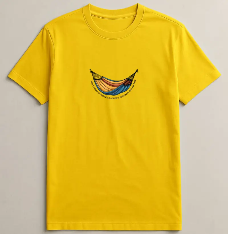 Camiseta Algodão Descanso