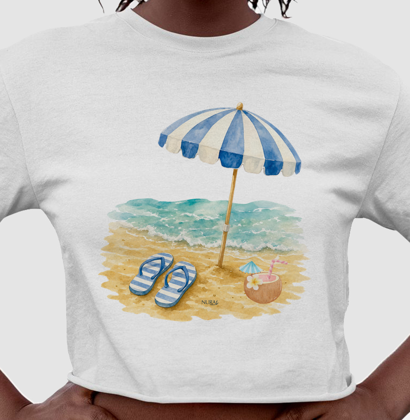 Pé na Areia  - Cropped