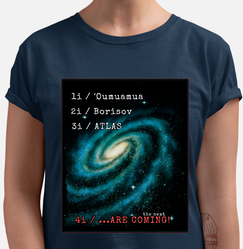 Camiseta 3i/Atlas + 1i/ʻOumuamua | 2i/Borisov | 4i Are Coming!